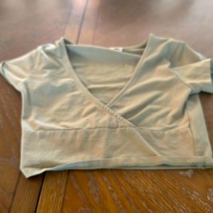 sage green top